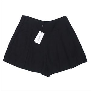 NWT 10 Crosby Derek Lam linen blend black high rise shorts 4